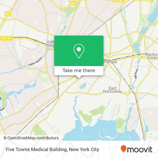 Mapa de Five Towns Medical Building