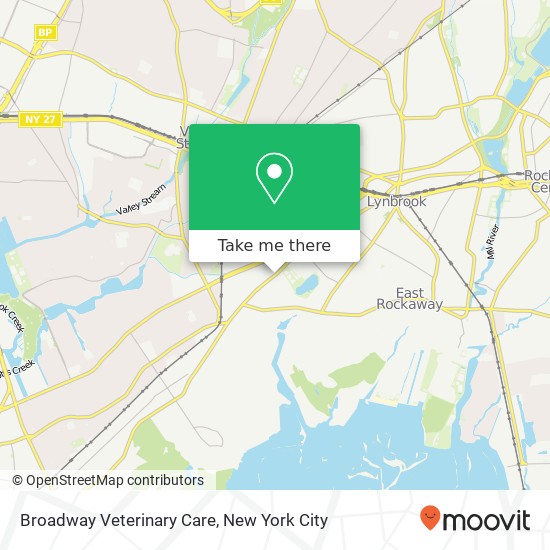 Broadway Veterinary Care map