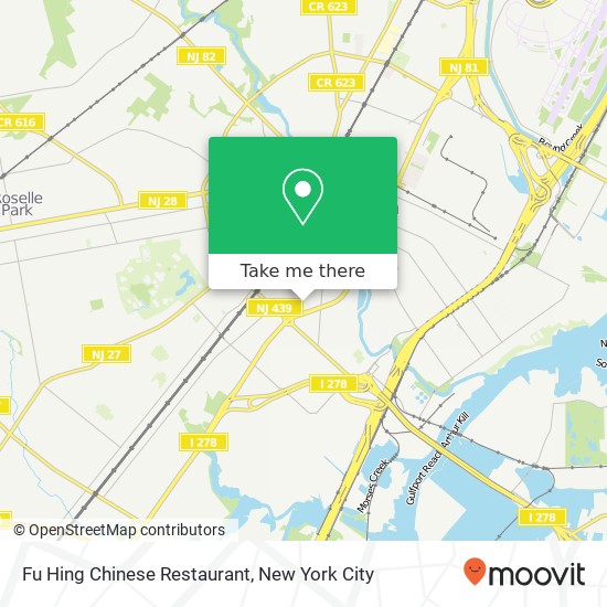 Mapa de Fu Hing Chinese Restaurant