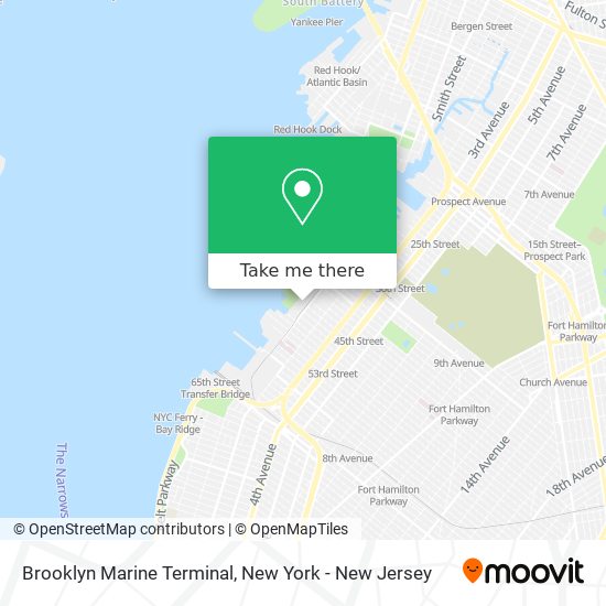 Brooklyn Marine Terminal map