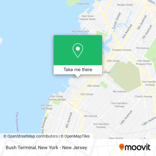 Bush Terminal map
