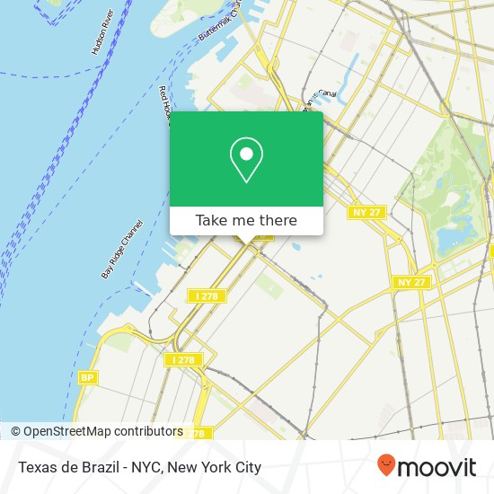 Texas de Brazil - NYC map