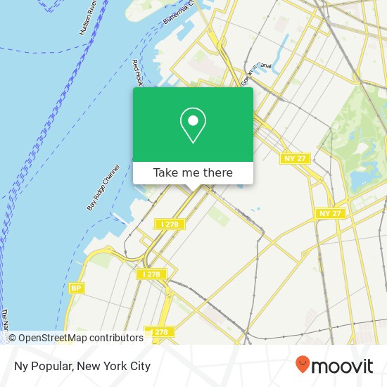 Ny Popular map