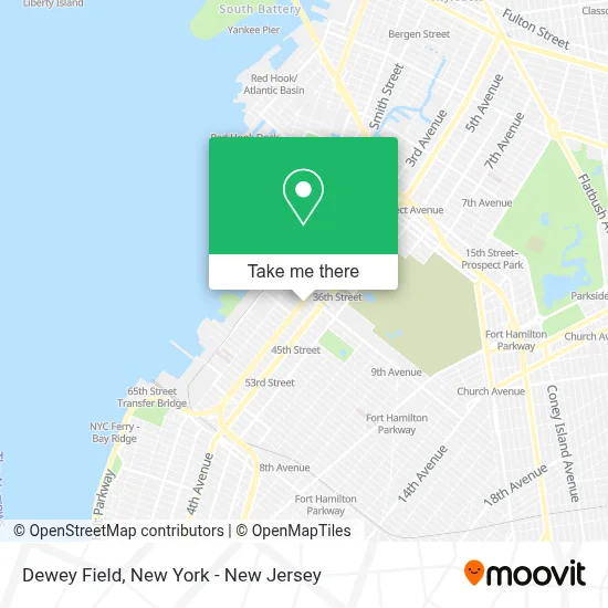 Dewey Field map