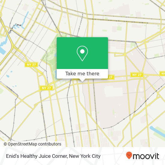 Enid's Healthy Juice Corner map