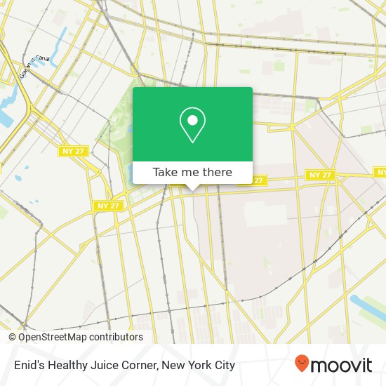 Mapa de Enid's Healthy Juice Corner