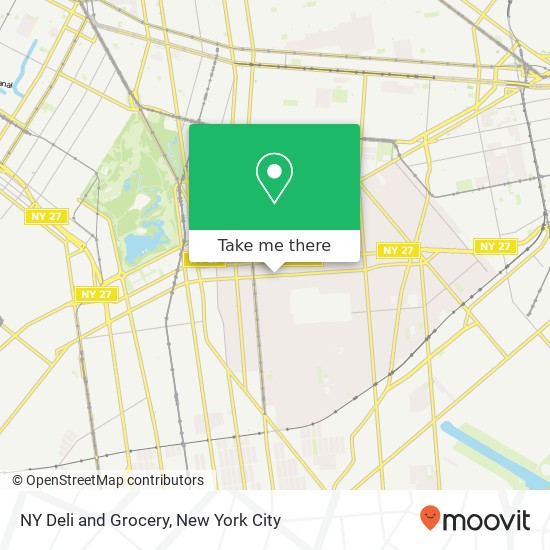 Mapa de NY Deli and Grocery