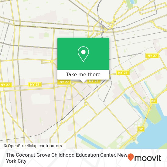 The Coconut Grove Childhood Education Center map