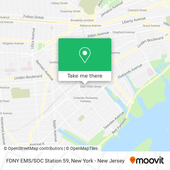 Mapa de FDNY EMS/SOC Station 59