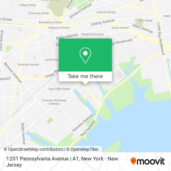 Mapa de 1201 Pennsylvania Avenue | A1