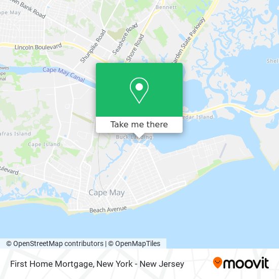 First Home Mortgage map