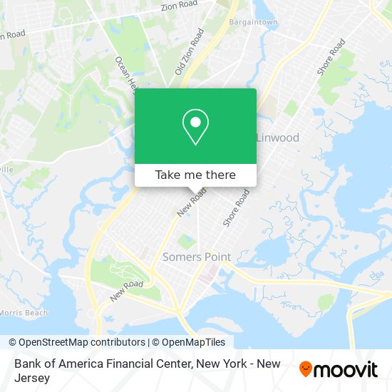 Bank of America Financial Center map