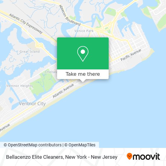 Bellacenzo Elite Cleaners map