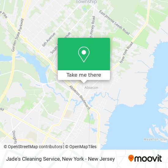 Jade's Cleaning Service map