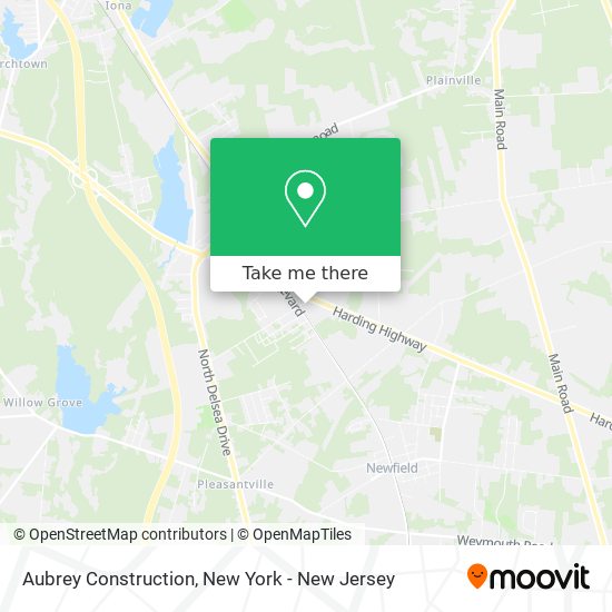 Aubrey Construction map