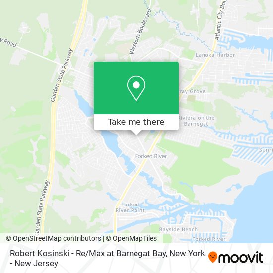 Mapa de Robert Kosinski - Re / Max at Barnegat Bay