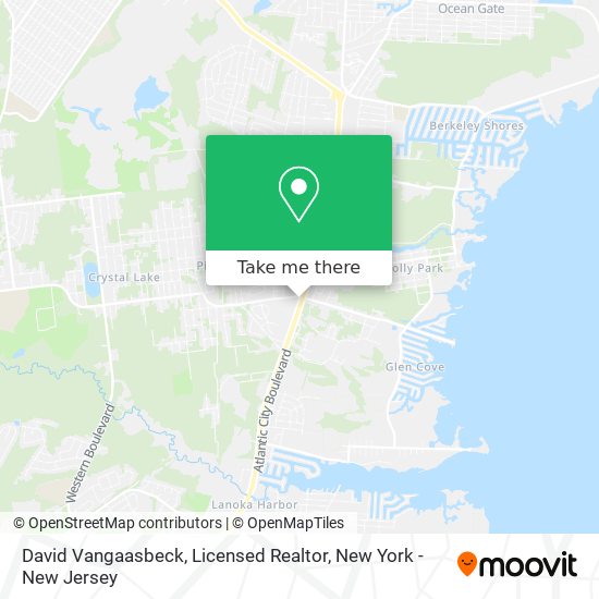 Mapa de David Vangaasbeck, Licensed Realtor