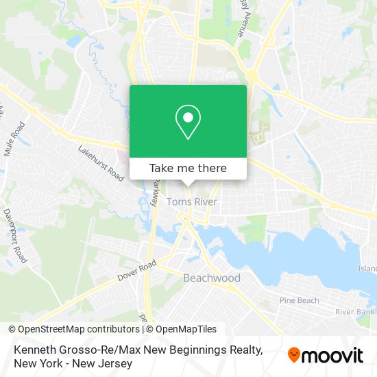 Kenneth Grosso-Re / Max New Beginnings Realty map