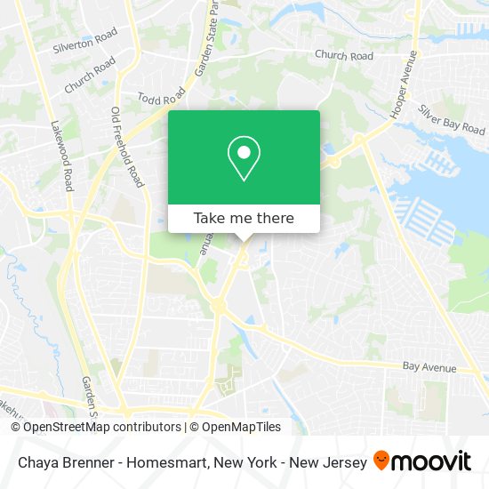 Chaya Brenner - Homesmart map