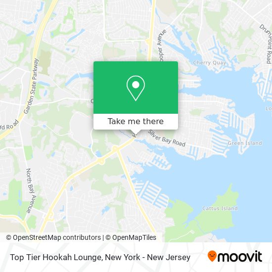 Top Tier Hookah Lounge map