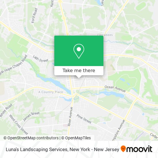 Luna's Landscaping Services map