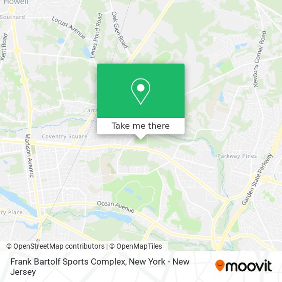 Mapa de Frank Bartolf Sports Complex