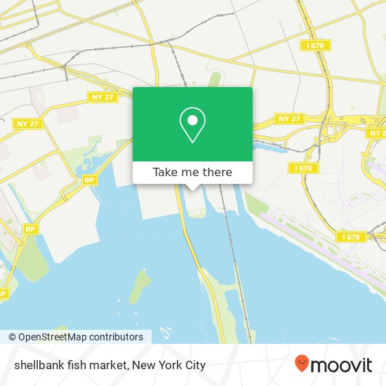 Mapa de shellbank fish market