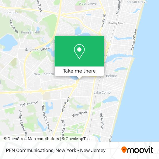 PFN Communications map