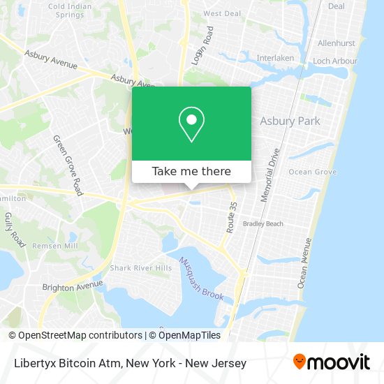 Libertyx Bitcoin Atm map