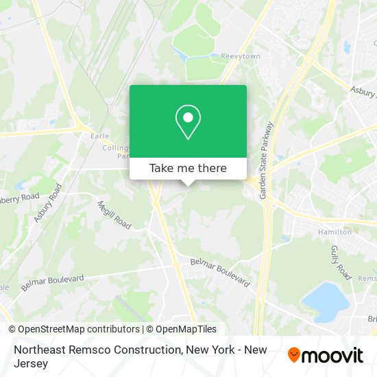 Mapa de Northeast Remsco Construction