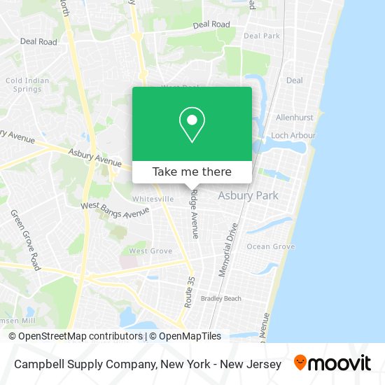 Campbell Supply Company map