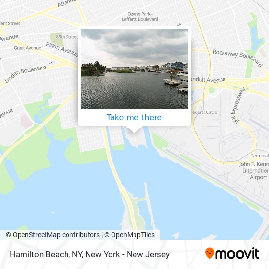 Mapa de Hamilton Beach, NY