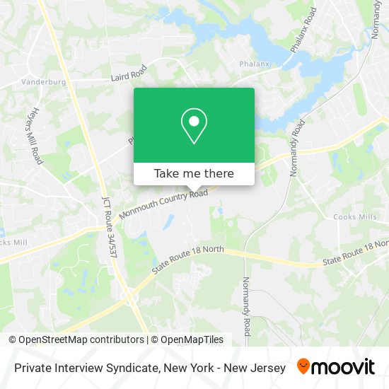 Mapa de Private Interview Syndicate