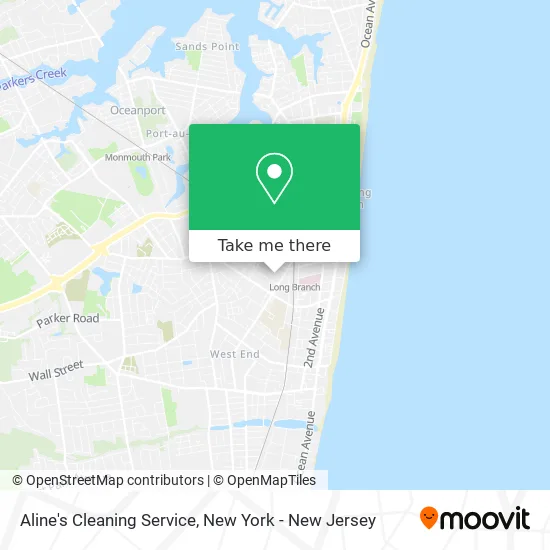 Aline's Cleaning Service map