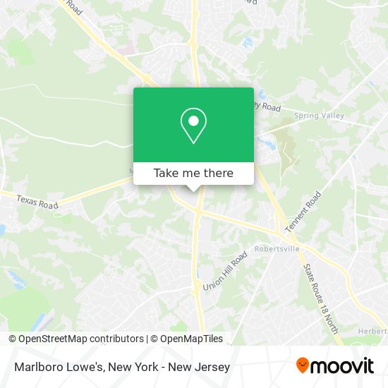 Marlboro Lowe's map