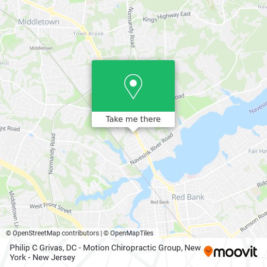 Philip C Grivas, DC - Motion Chiropractic Group map