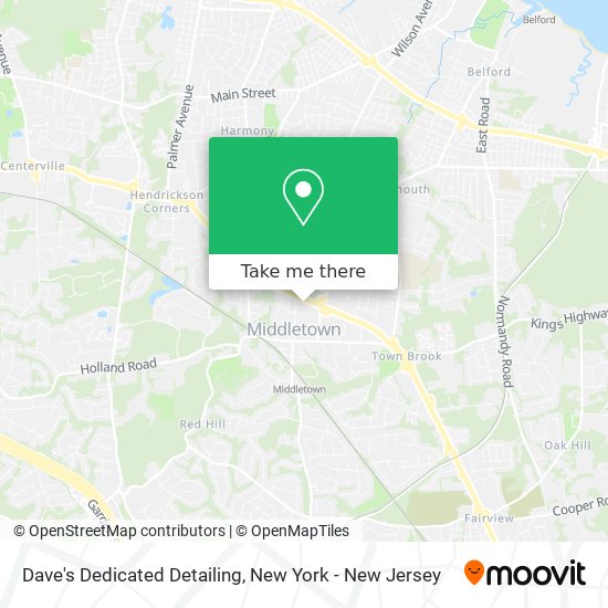 Dave's Dedicated Detailing map