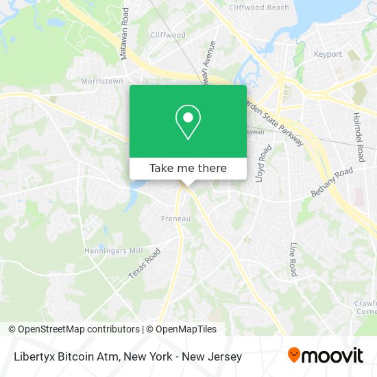 Libertyx Bitcoin Atm map