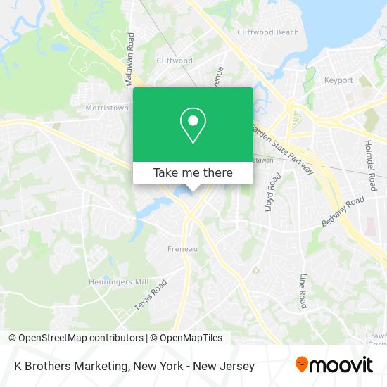 K Brothers Marketing map