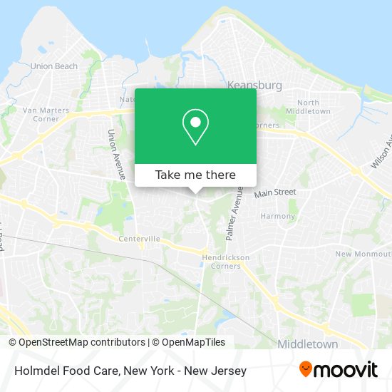 Mapa de Holmdel Food Care