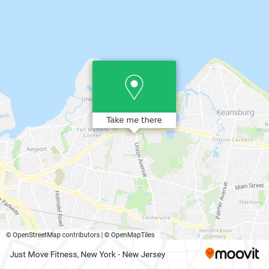 Mapa de Just Move Fitness