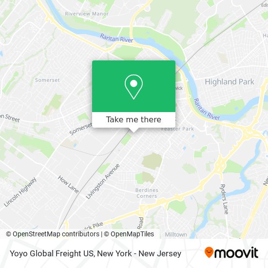 Yoyo Global Freight US map