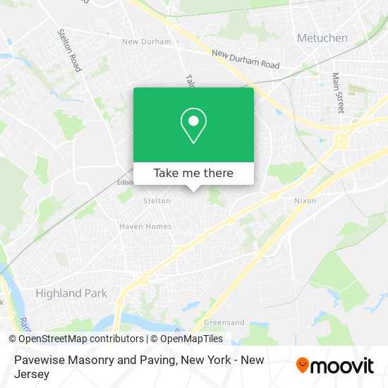 Pavewise Masonry and Paving map