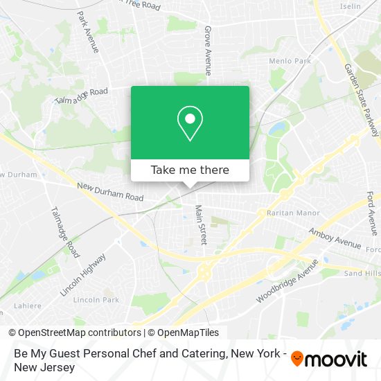 Mapa de Be My Guest Personal Chef and Catering