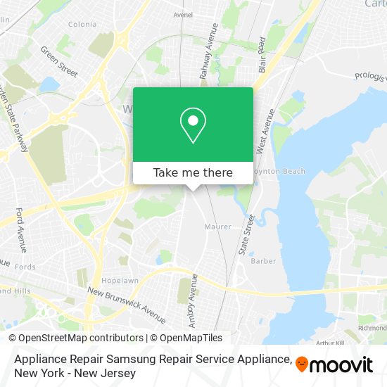 Mapa de Appliance Repair Samsung Repair Service Appliance