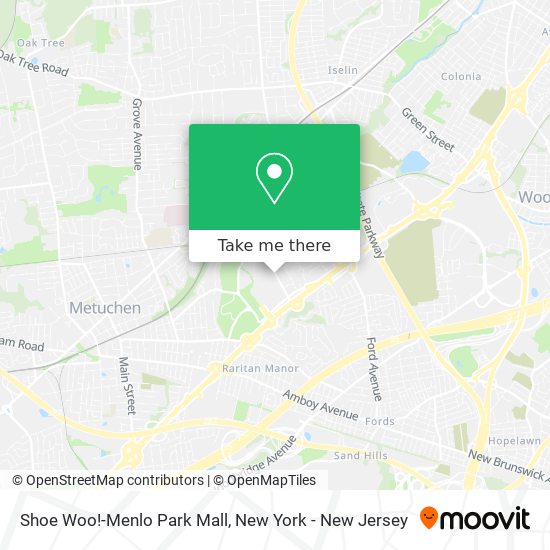 Shoe Woo!-Menlo Park Mall map