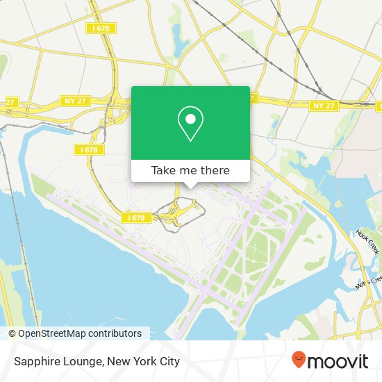 Mapa de Sapphire Lounge
