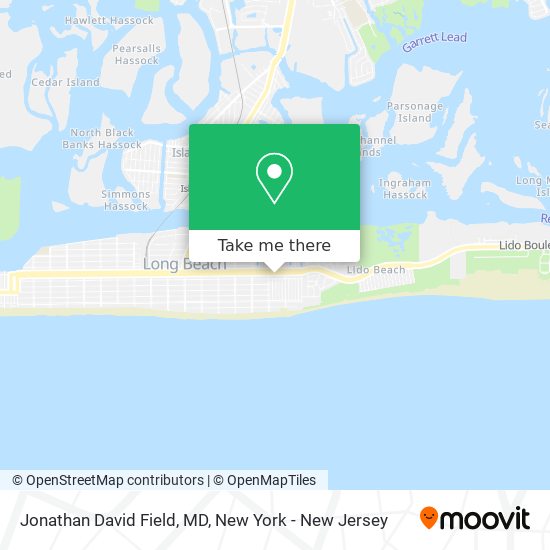 Jonathan David Field, MD map