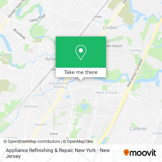 Mapa de Appliance Refinishing & Repair