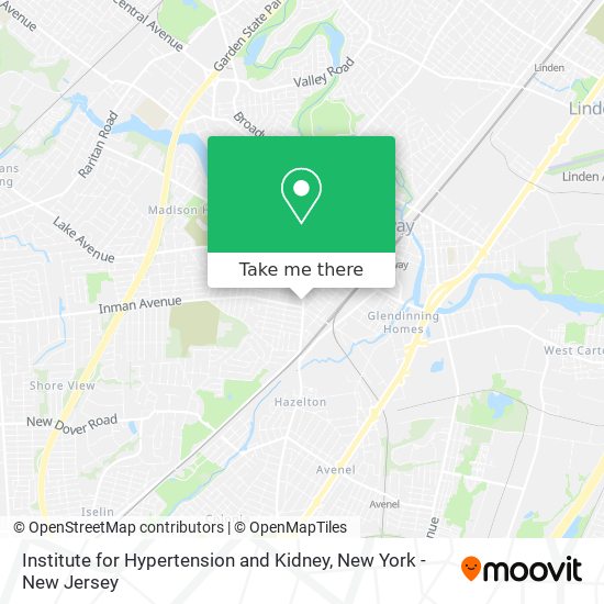 Mapa de Institute for Hypertension and Kidney